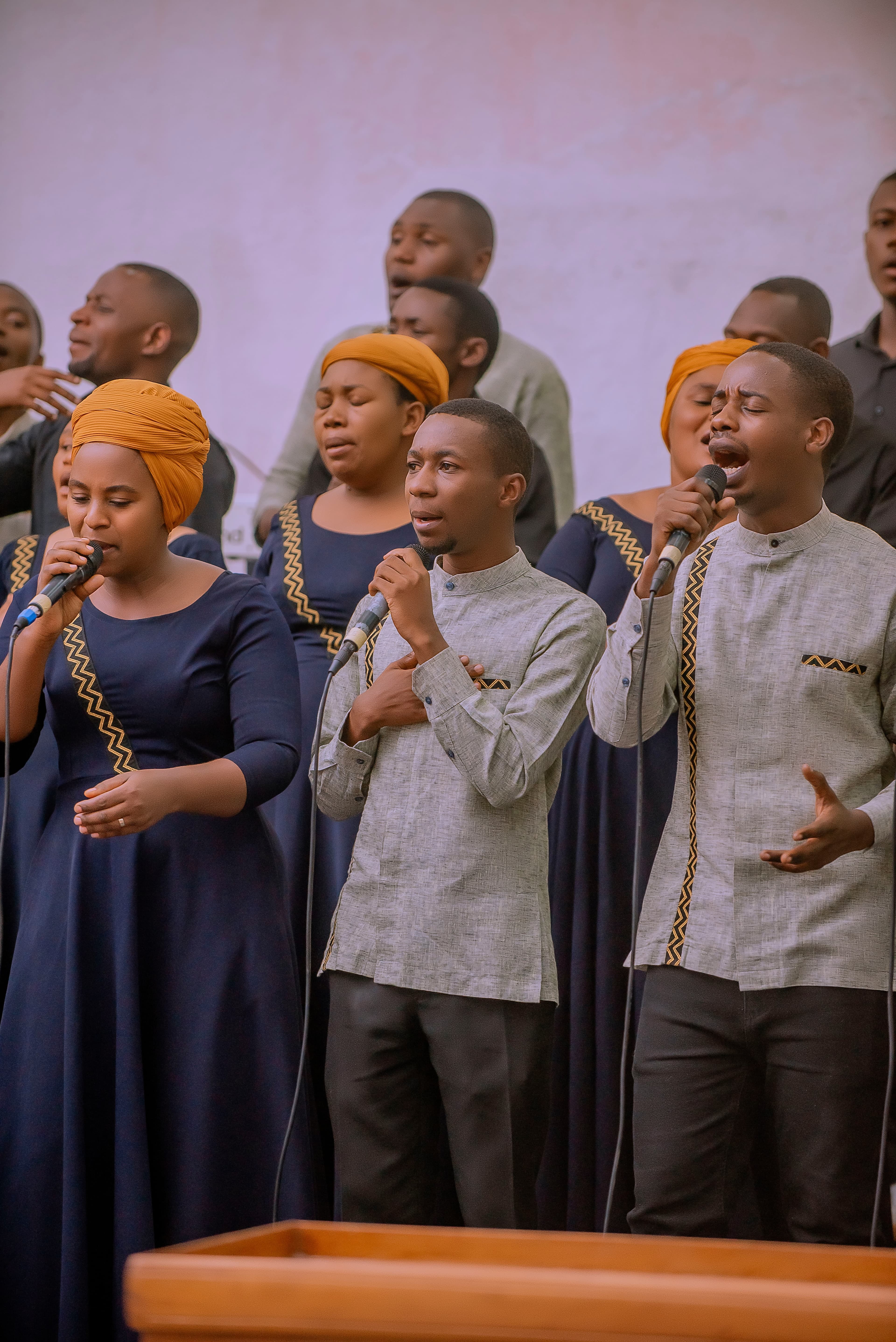 Adonai Choir leading worship together