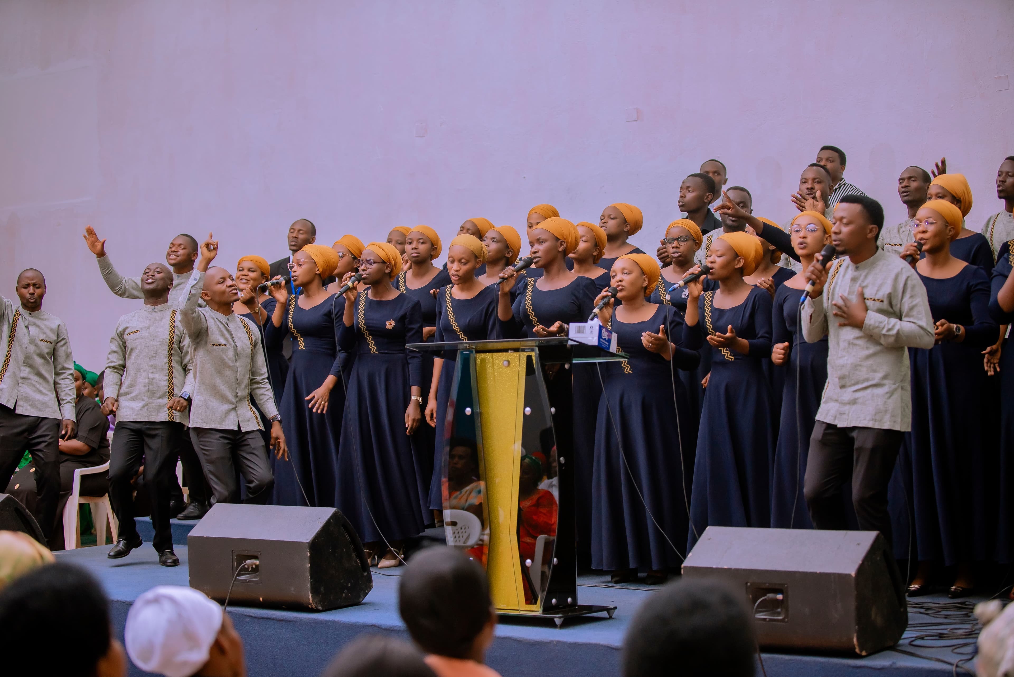 Adonai Choir ministering in worship